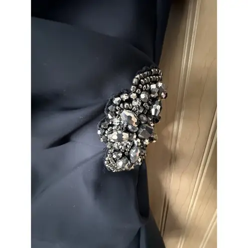 Alex Evenings Scuba Sheath Light Compression Dress 3/4 Sleeve Size 8 Charcoal