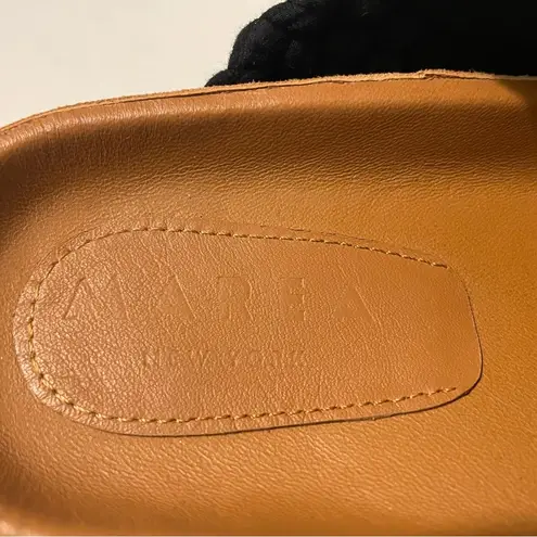 Marea Handmade in Peru Black Caramel Chunky Slide Size 38 (7.5)