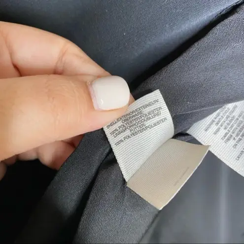 Rachel Roy RACHEL Black Mock Neck Moto Jacket Blazer Size 8