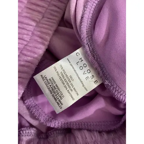 Generation Love Joggers Womens XS Lilac Ivy Velour Lounge Pants Y2K Chic Bold