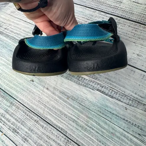Chaco ZX/2 Classic Teal Blue Sandals Vibram Sole Adjustable Straps 6 thumbnail 2