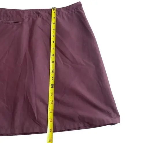 Patagonia  skort maroon burgundy size zip size 6