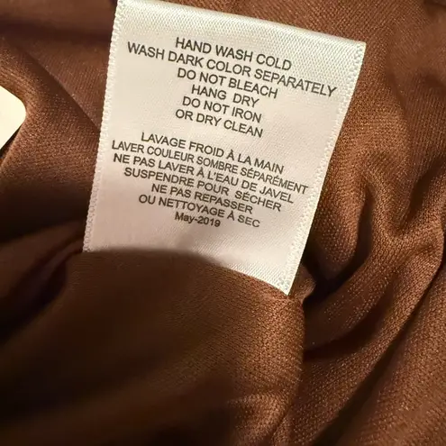 Black Swan Brown A-line Mini Skirt