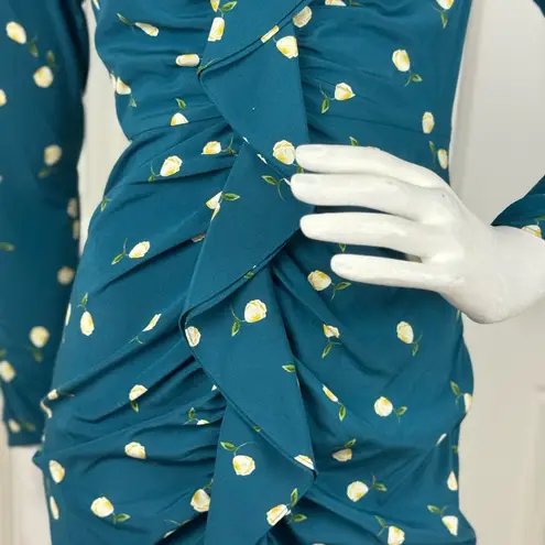 Intermix Blue Bodycon Long Sleeve Dress. D37