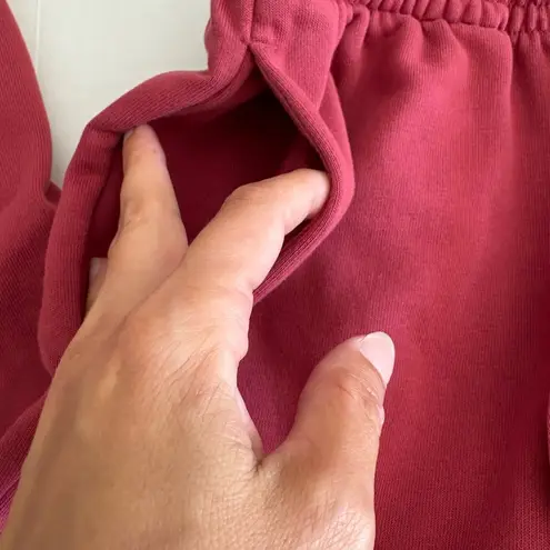 CRZ Yoga French terry Down the Street Sweatpants Jogger 28'' raspberry size xs