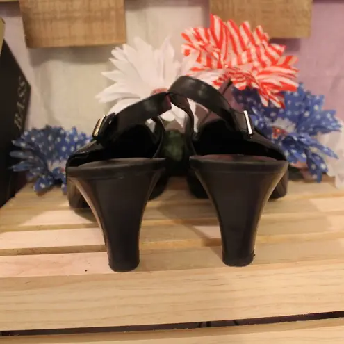 Bass SlingBack Black Pumps Penny Loafer Style 7M Size 7