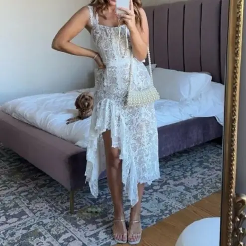 Bronx and Banco Tiffany Blanc Dress White Lace XL New with Tag