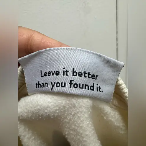 Parks Project  cream pullover cropped sweater medium