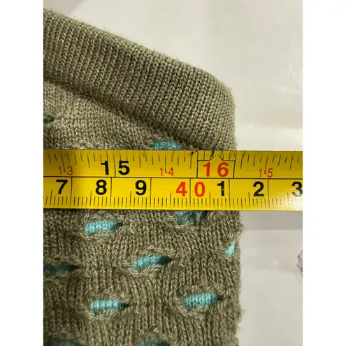 Aerie ‎ Olive Green Knit Crochet Strapless Tube Top Summer Festival Large L