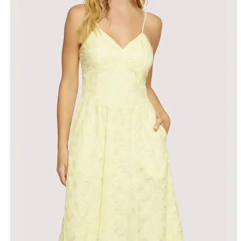 Lost + Wander $128 sunset in sicily yellow midi dress M