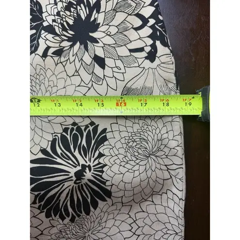 Rafaella Cuffed Cropped Pants Floral Women’s Size 8 Straight Leg High Rise