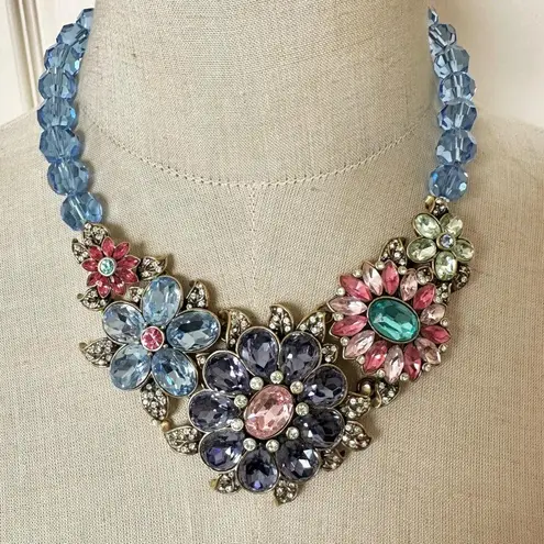 Heidi Daus “Glorious Garden” Crystal Floral Necklace