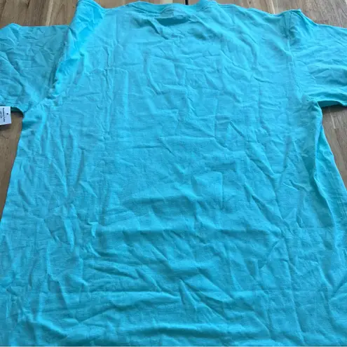 Woodstock Peace & Music Graphic Tee Turquoise – Size M Blue Size M