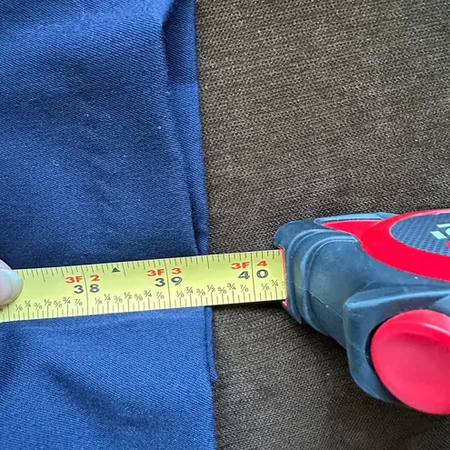 Sag Harbor NWTS Navy Blue Machine Washable Comfort Stretch Sz 12P Pleat…