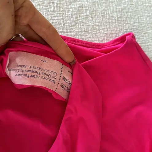 MELISSA ODABASH PANAREA FUCHSIA SWIMSUIT, Size 4, $275 Pink