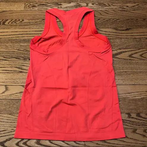 Athleta Momentum Seamless Tank Top Orange Red