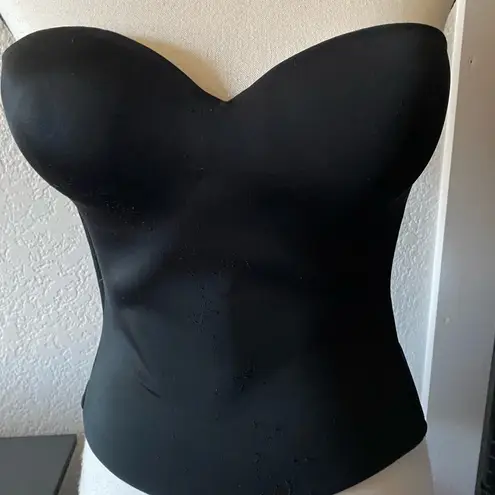 Gillian O’Malley Strapless Corset, Black, 34B Black Size undefined