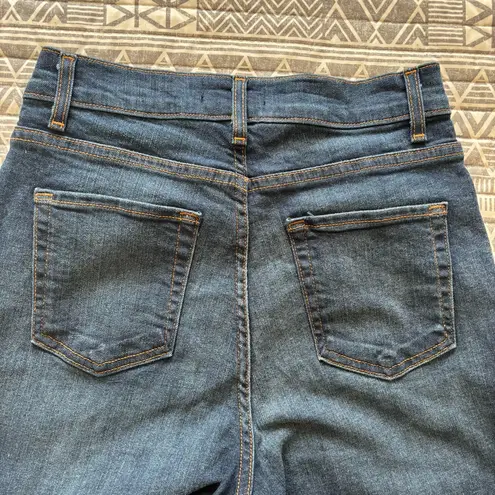 SWANK Blue Distressed Flare Jeans Size undefined