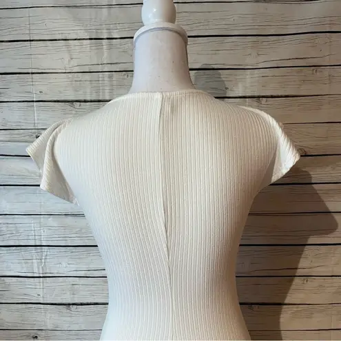 Rachel Pally Rib White Allegra Sheath Dress Size Small