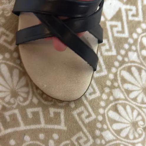 G.H. Bass & Co. Black Strappy Sandals Size 10