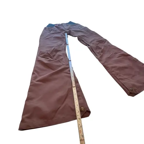 Ride Cappel Women’s Mauve Brown Snowboard Pants S/T Stretch Waist Winter Gear Size undefined