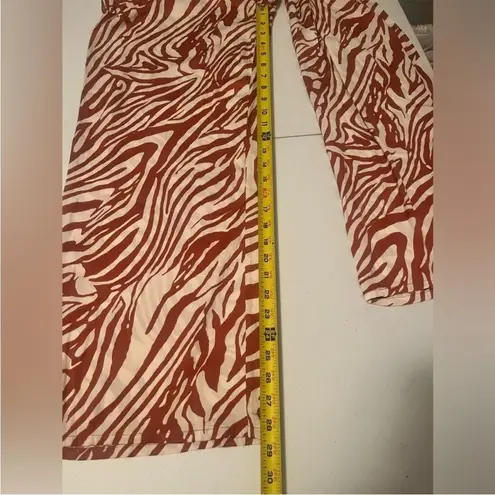 Joie  brown zebra print pants size XS - Image 10