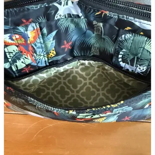 Lug Switch convertible RFID crossbody purse/belt bag Safari Animal Print Travel