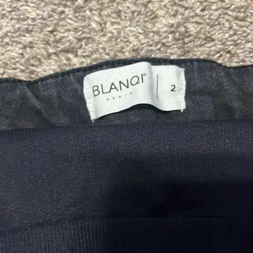 BLANQI Denim Postpartum Support Charcoal Gray Skinny Jeans Size 2 Black