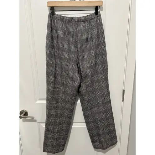 Pendleton Vintage Women's Plaid 100% Virgin Wool Pants Size 12 Movie Apparel