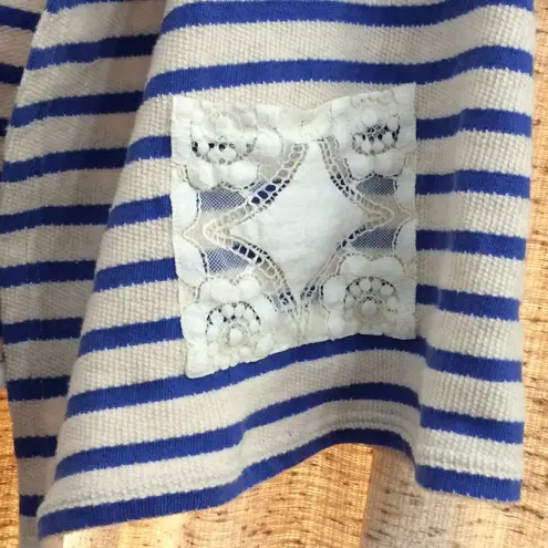 Matilda Jane Blue Stripe Midway Hooded Cardigan