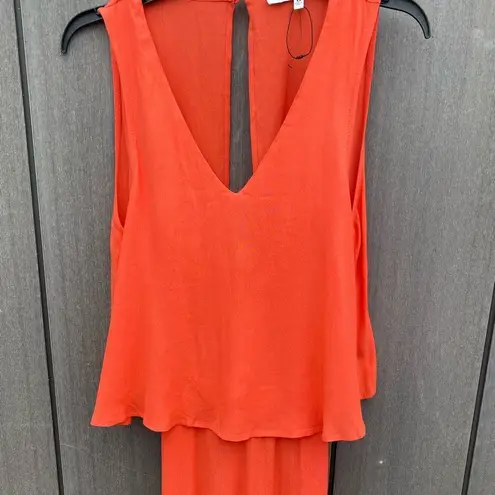 Cupcakes And Cashmere Bellamy Tiered Jumpsuit nwot Size XS