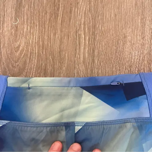 Reebok  women’s XXXL 3XL Blue Geometric Athletic Shorts NWT