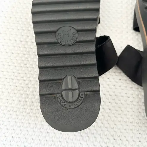 Mephisto Dania Black Suede Double Strap Velcro Platform Comfort Sandals Slide 40 Size 9