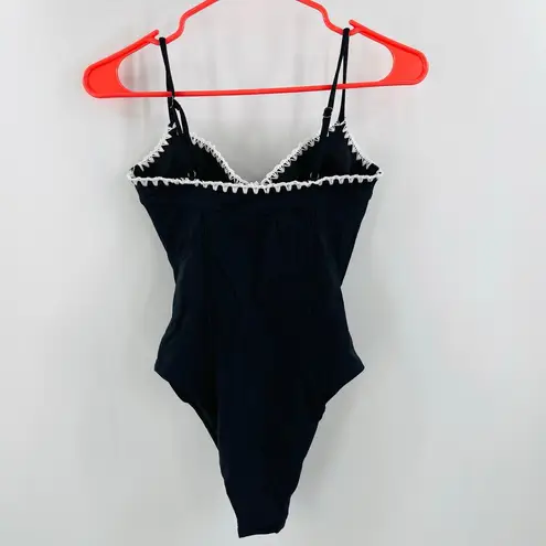 Ramy Brook Addisyn Swimsuit Size Extra Small One Piece NWT Black White Designer