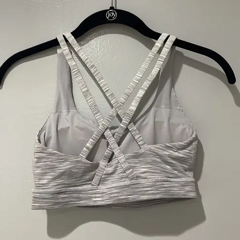 Lululemon  Energy Bra Size 4 Gray Medium Support