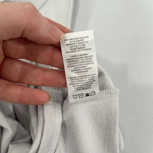 n:philanthropy T Shirt Mini Dress Light Gray Knotted Size Small New With Tags