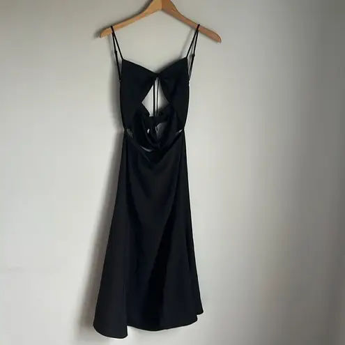 NBD Revolve x  Tie Me Down Black Midi Dress