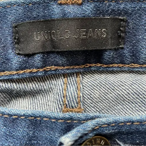 Uniqlo mid rise straight leg jeans