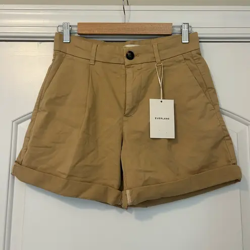 Everlane  The Pleated Chino Short - Classic Khaki