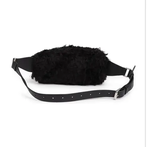 Moschino Authentic Fur/Leather zip belt bag