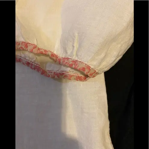 NWT Inge De Jonge 36 4 Tunic Boho Chic Shirt Blouse Linen Flax Lagenlook Pink