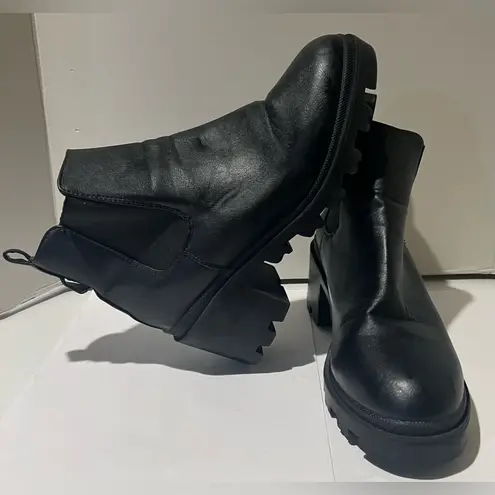 Catherine Malandrino Catherine Malandrino Black Chunky Platform Boots Y2K 90s Style Size 8
