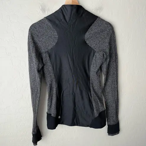 Lululemon  Emerge Renewed Herringbone Zip Up Jacket