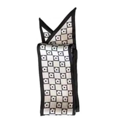 Elegant Gothic Printed Scarves, Fashion Bandana, Retro punk Neck Scarf, Black - Image 4