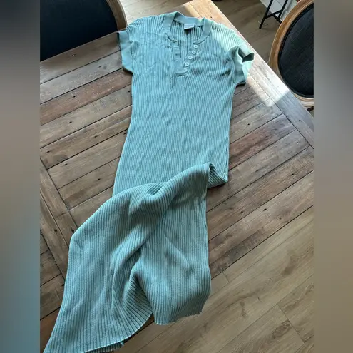 Varley  Aria Rib Knit Midi Dress