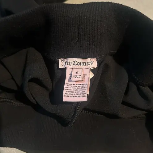 Juicy Couture NWOT  Black Dress Pants with pockets & zipper detailing Size Small
