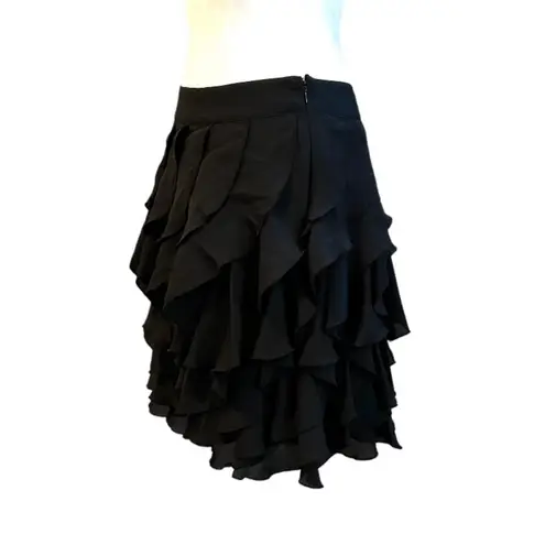 Kardashian Kollection KARDASHION KOLLECTION black ruffled mini skirt, size M, NWOT