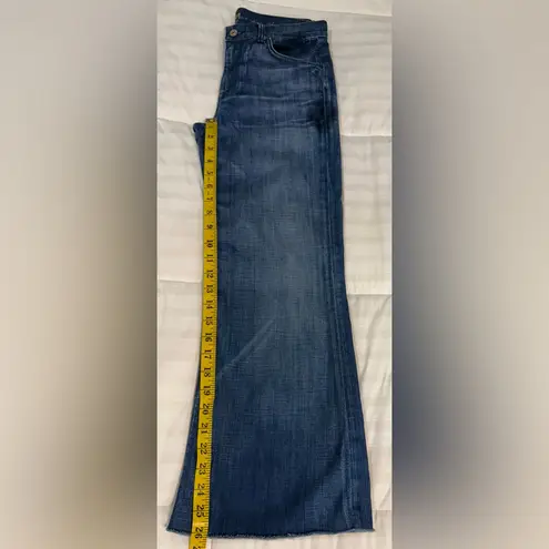 7 For All Mankind  Higer Blue Flare Jeans