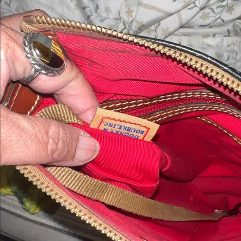 Dooney & Bourke  pebbled grain Crossbody black purse