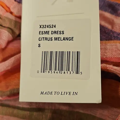 💕XIRENA💕 Esme Midi Dress ~ Citrus Melange Small S NWT Pink
